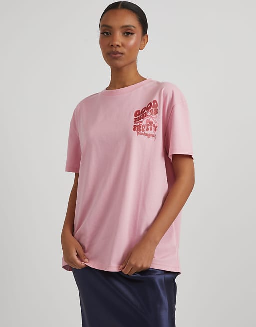 Skinnydip London Good Things T-shirt In Pink
