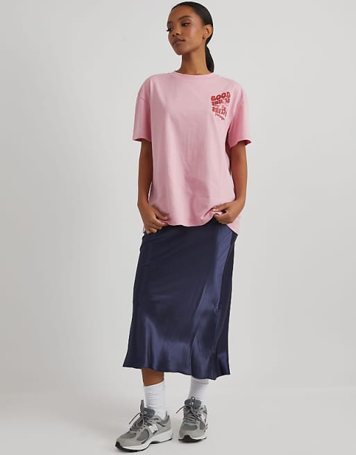 Skinnydip London Good Things T-shirt In Pink