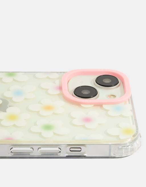 Skinnydip London Gradient Rainbow Daisy Shock IPhone Case