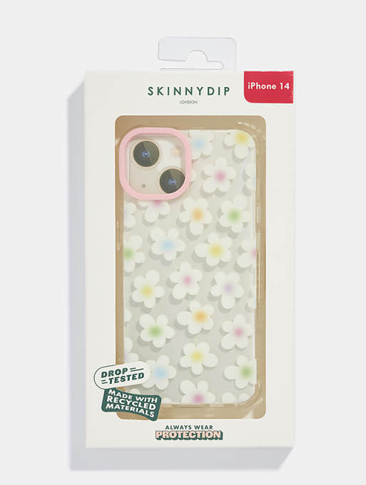Skinnydip London Gradient Rainbow Daisy Shock IPhone Case