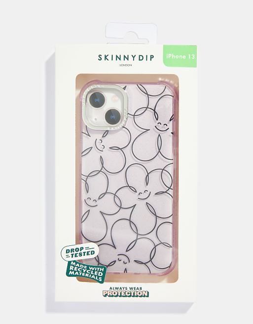 Skinnydip London Happy Flower Line Shock IPhone Case
