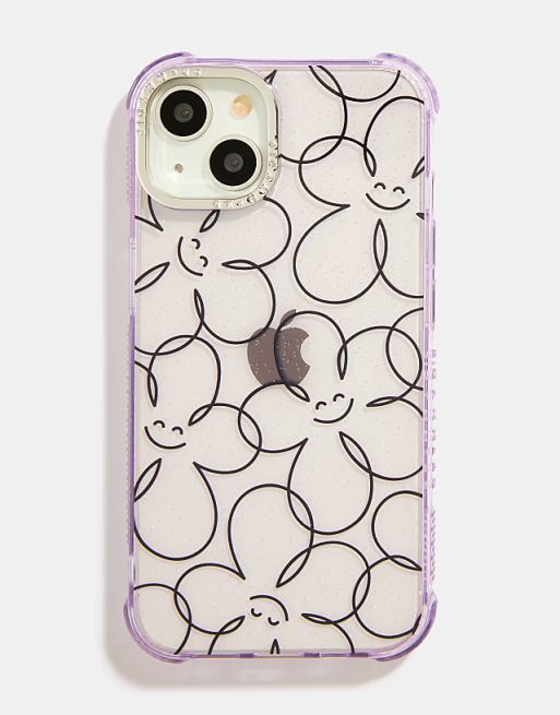 Skinnydip London Happy Flower Line Shock iPhone Case