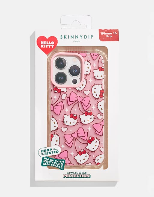 Skinnydip london hello kitty cherry repeat case in red
