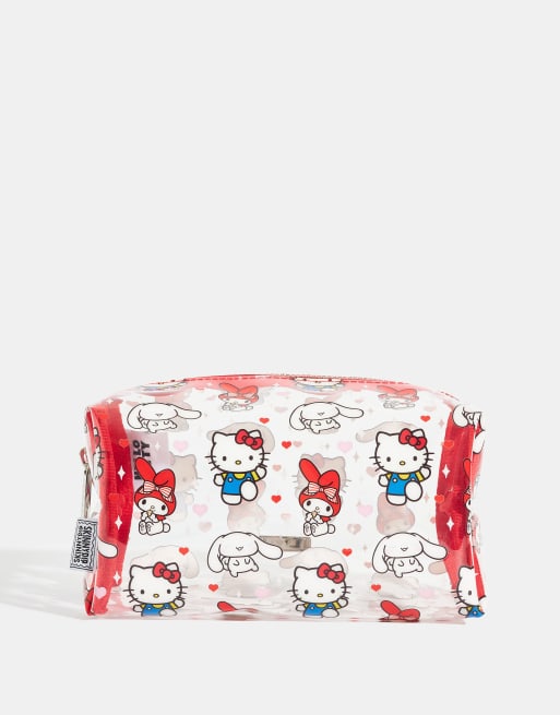 Skinnydip London Hello Kitty & Friends Makeup Bag In Red