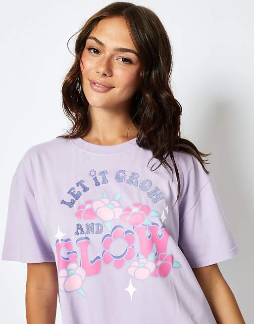 Skinnydip London In Your Wildest Dreams T-Shirt In Ecru