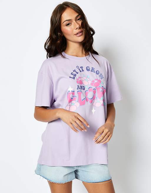 Skinnydip London In Your Wildest Dreams T-Shirt in Ecru