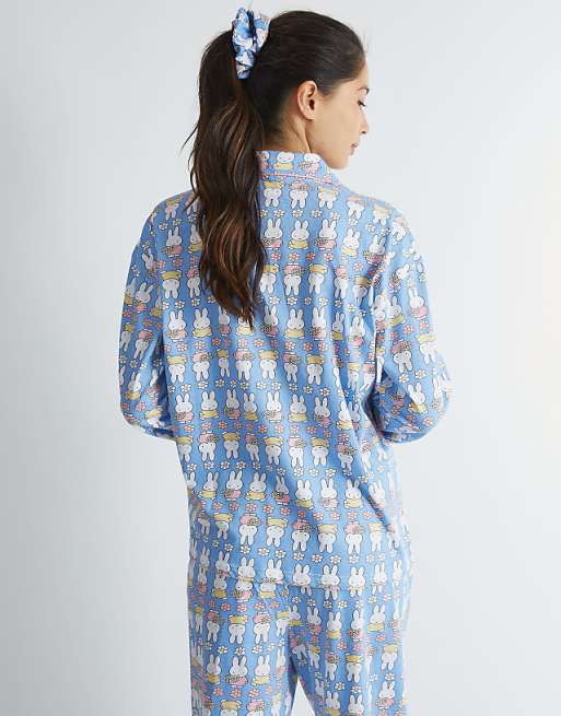 Skinnydip London Miffy Flower Pyjama Set In Blue