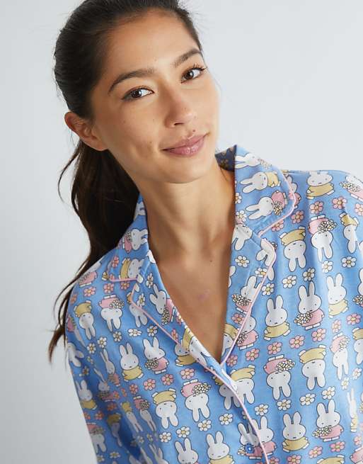 Skinnydip London Miffy Flower Pyjama Set In Blue