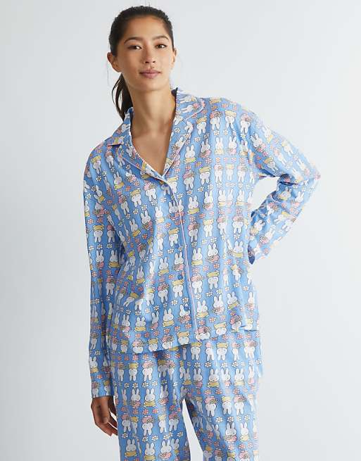 Skinnydip London Miffy Flower Pyjama Set In Blue