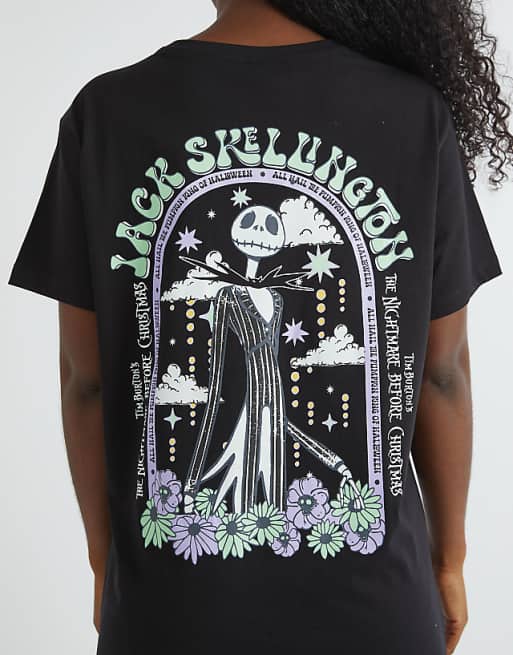 Skinnydip London Nightmare Before Christmas Night Dress In White