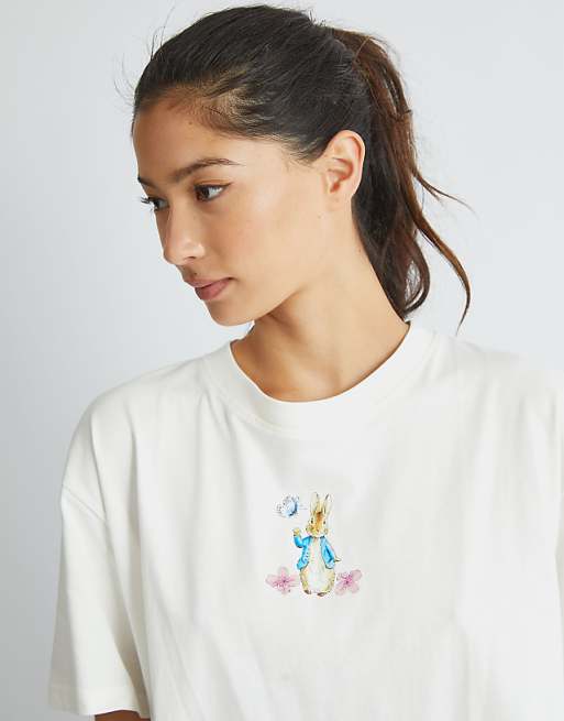 Skinnydip London Peter Rabbit Poster T-shirt In White