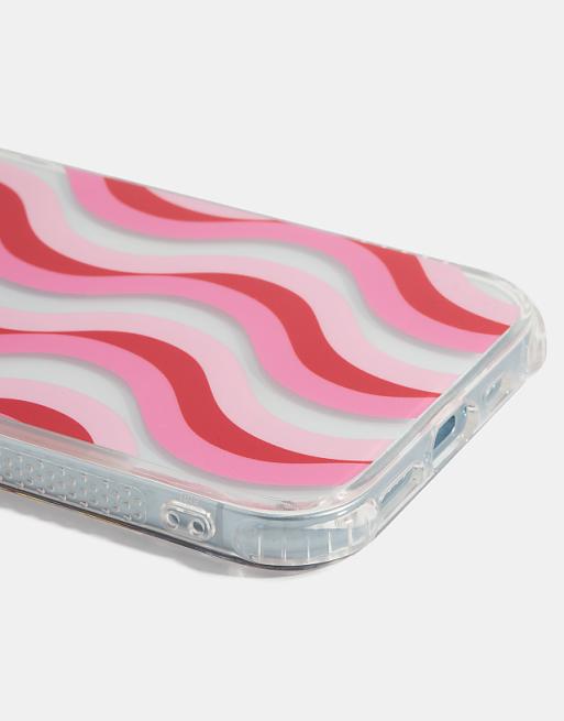 Skinnydip London Pink And Red Wave Shock IPhone Case