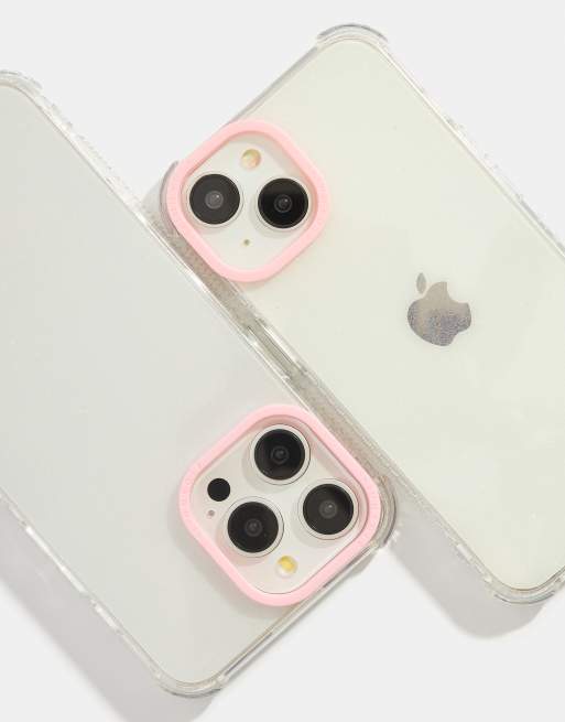 Skinnydip London Pink Minimal Glitter Shock Iphone Case In Pink