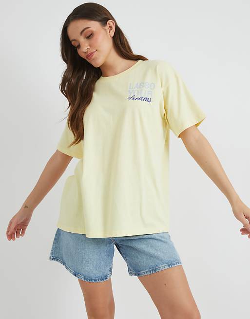 Skinnydip London Rodeo Lifestyle T-shirt In Yellow