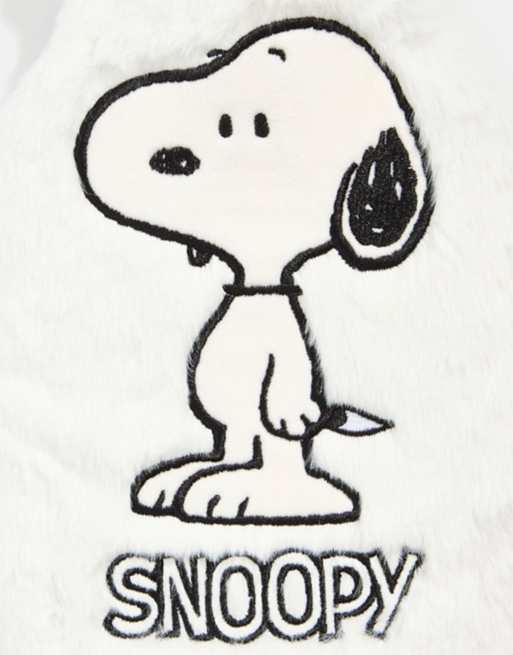 Skinnydip London Snoopy Hot Water Bottle In White