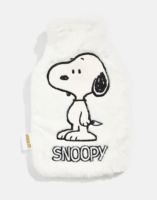 Skinnydip london snoopy hot water bottle in white