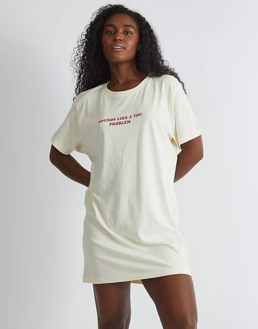 Skinnydip London Sounds Like A You Problem Night Dress In Pink
