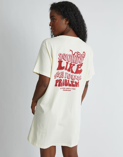 Skinnydip london sounds like a you problem night dress in pink