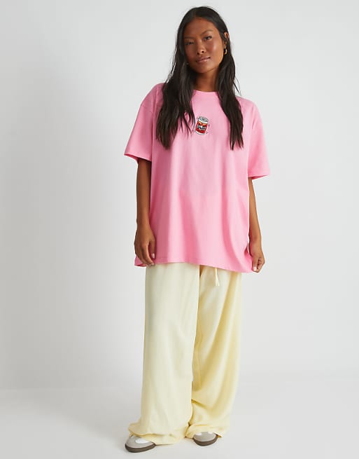 Skinnydip London The Simpsons Get Duffed T-shirt In Pink