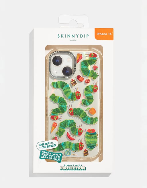 Skinnydip london the very hungry caterpillar party foods iphone case in green