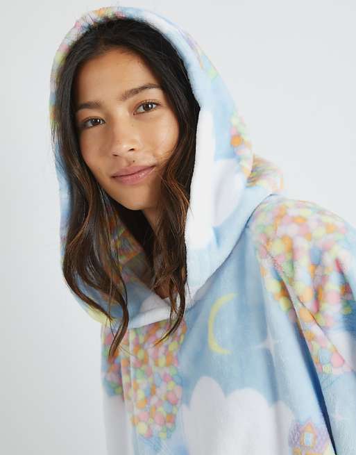 Skinnydip London Up Blanket Hoodie In Blue