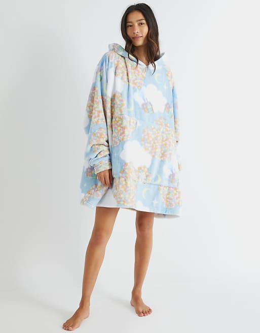Skinnydip London Up Blanket Hoodie In Blue