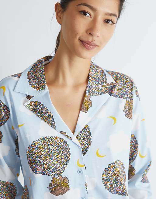 Skinnydip London Up Pyjama Set In Blue