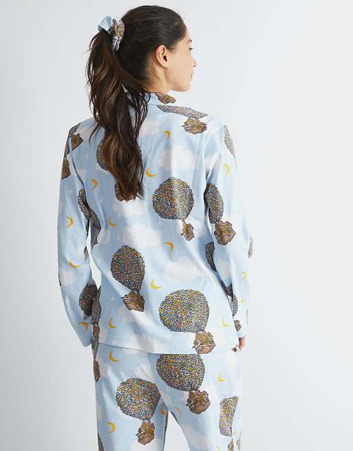 Skinnydip London Up Pyjama Set In Blue