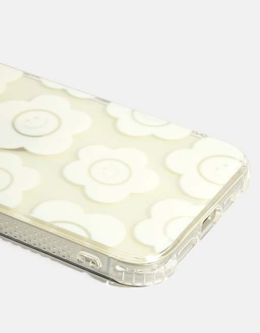 Skinnydip London White Happy Flower Shock IPhone Case
