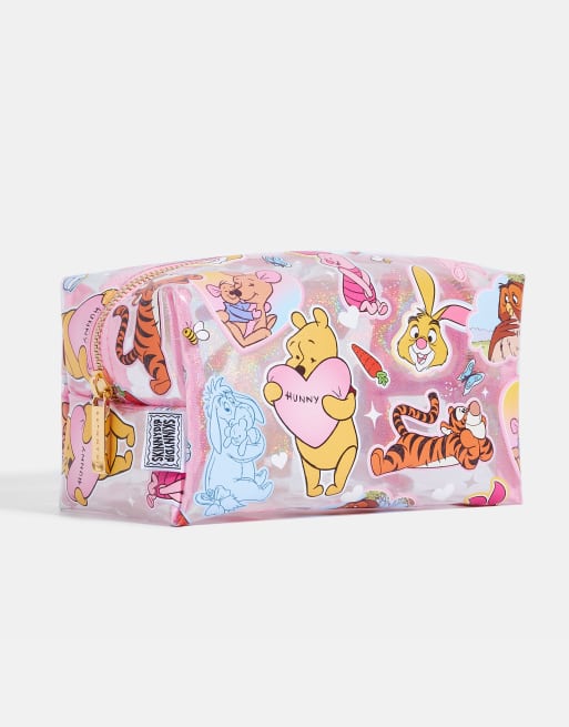 Skinnydip London Winnie The Pooh Cute Sticker Makeup Bag In Multi