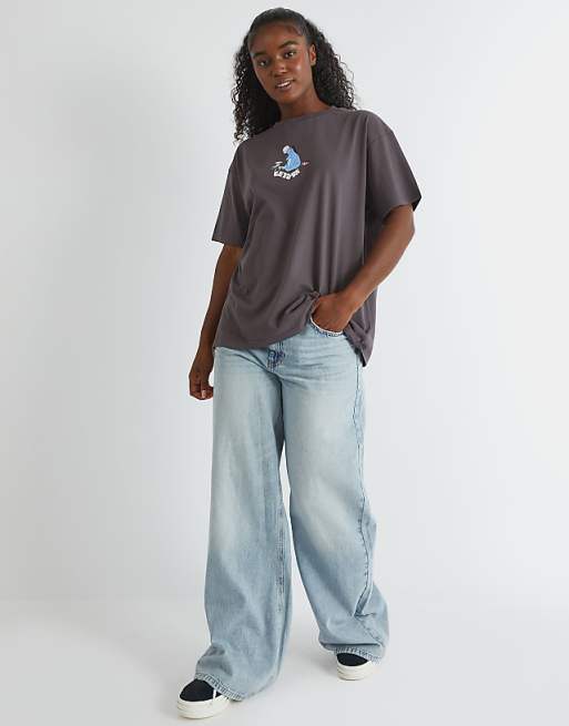 Skinnydip London Winnie The Pooh Eeyore T-shirt In Grey