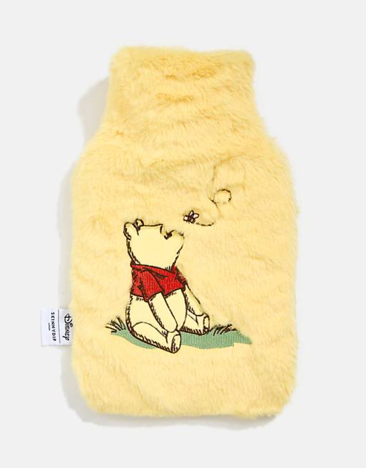 Skinnydip london winnie the pooh hot water bottle in yellow