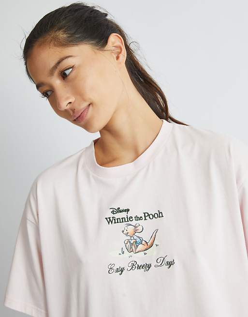 Skinnydip London Winnie The Pooh Kanga T-shirt In Pink
