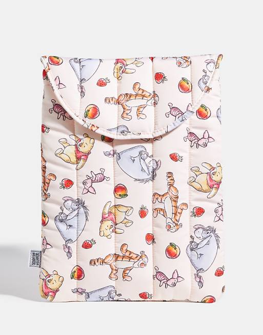 Skinnydip london winnie the pooh laptop sleeve 16"""" in white