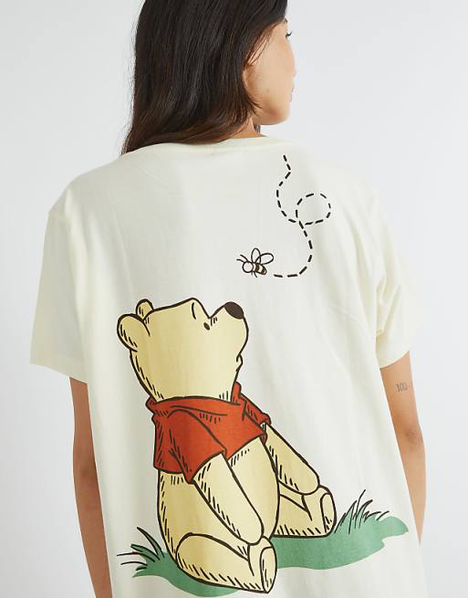 Skinnydip London Winnie The Pooh Night Dress In White