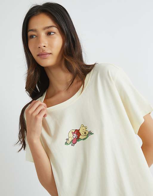 Skinnydip London Winnie The Pooh Night Dress In White