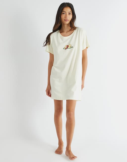 Skinnydip London Winnie The Pooh Night Dress In White