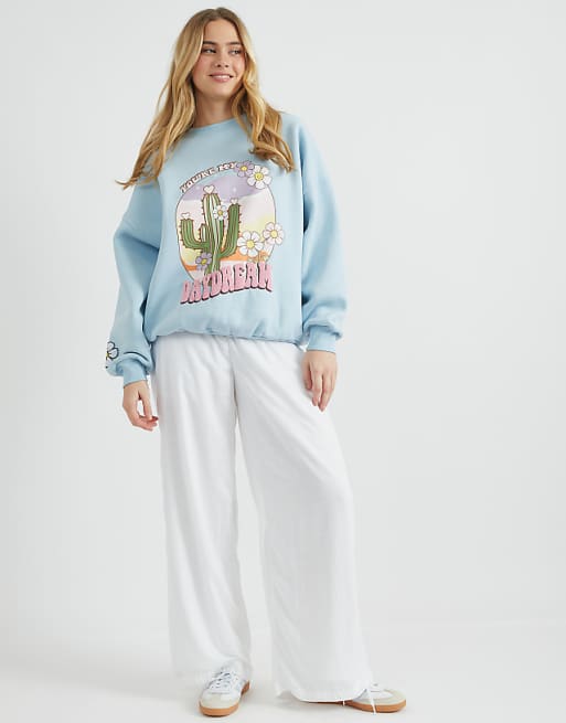Skinnydip London You're My Daydream Sweatshirt In Blue