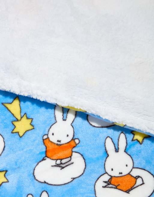 Skinnydip Skinnydip London Miffy Cloud Blanket In Blue