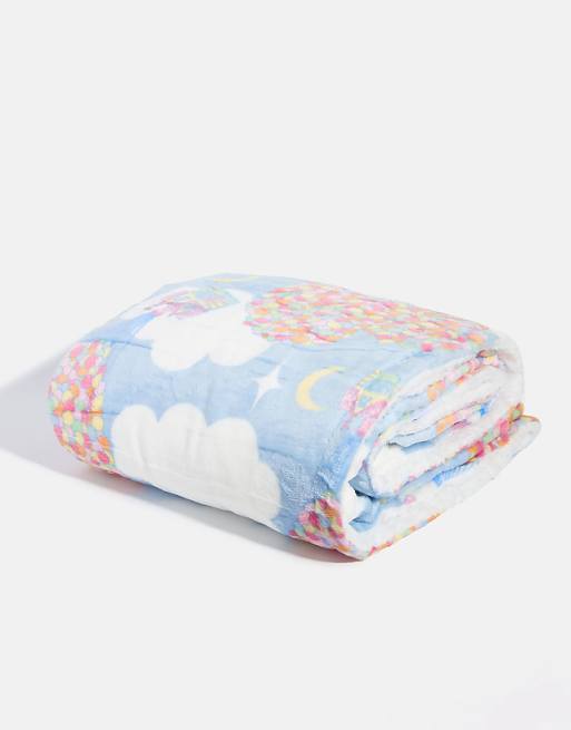 Skinnydip Skinnydip london up house blanket in blue