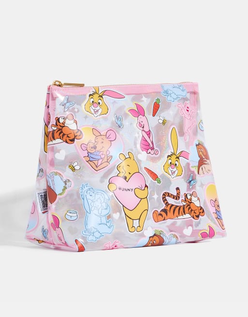 Skinnydip Winnie The Pooh Cute Sticker Wash Bag In Multi