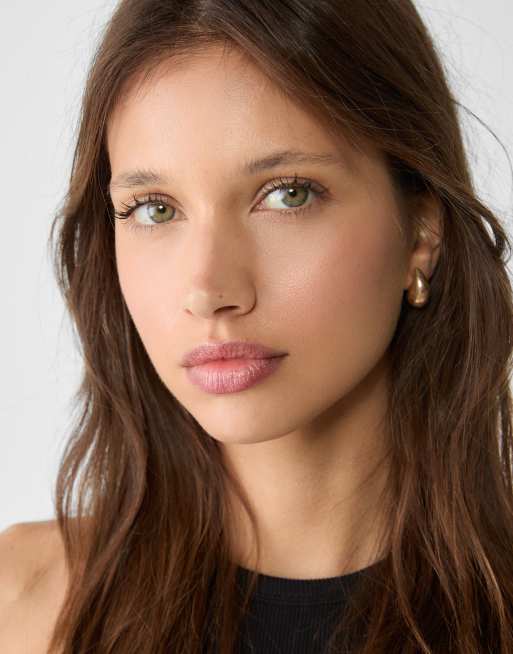 Stradivarius 9 Pack Of Mini Teardrop Earrings In Gold