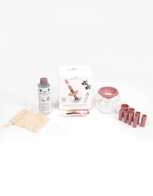 StylPro Makeup Brush Cleaning Gift Set In Rose Gold