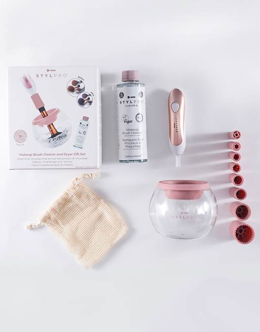 StylPro Makeup Brush Cleaning Gift Set In Rose Gold