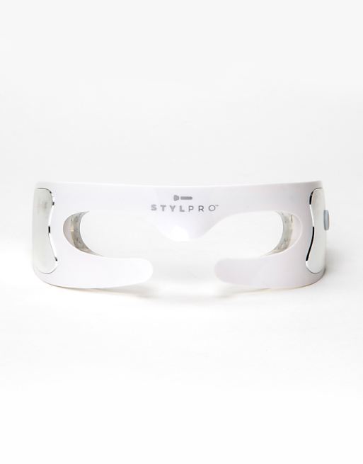 StylPro Radiant Eyes Red LED Light Goggles In White
