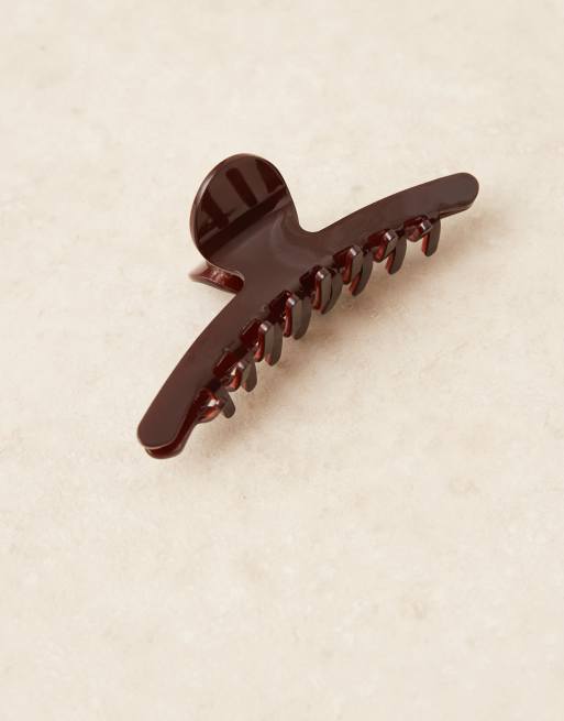 Sui Ava Ember Big Hair Claw In Burgundy