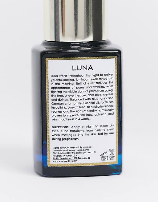 Sunday Riley Luna Sleeping Night Oil With Retinol & Blue Tansy 15ml