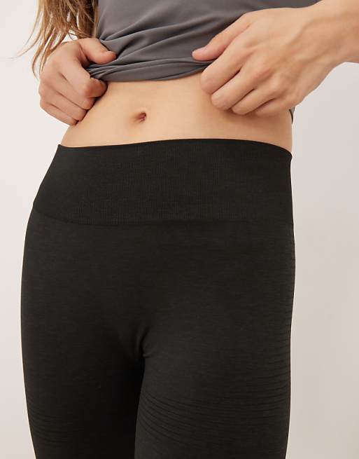 Tala Sculpt Seamless Scrunch Legging In Black Marl