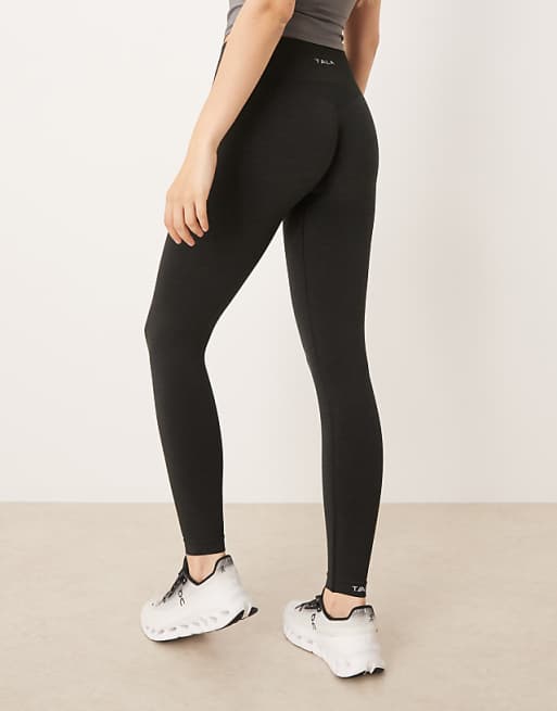 Tala Sculpt Seamless Scrunch Legging In Black Marl