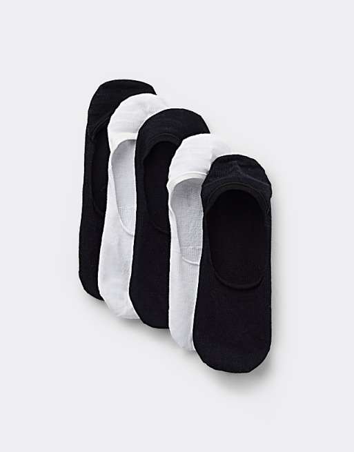 Tezenis 5 pairs of cotton shoe liners in multicolor